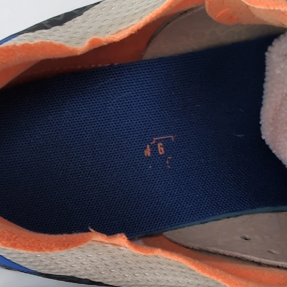 Jordan 88 Racer "Mowabb"  Birch/Game Royal-Bright Mandarin Mens Size 11.5 US - Picture 13 of 17